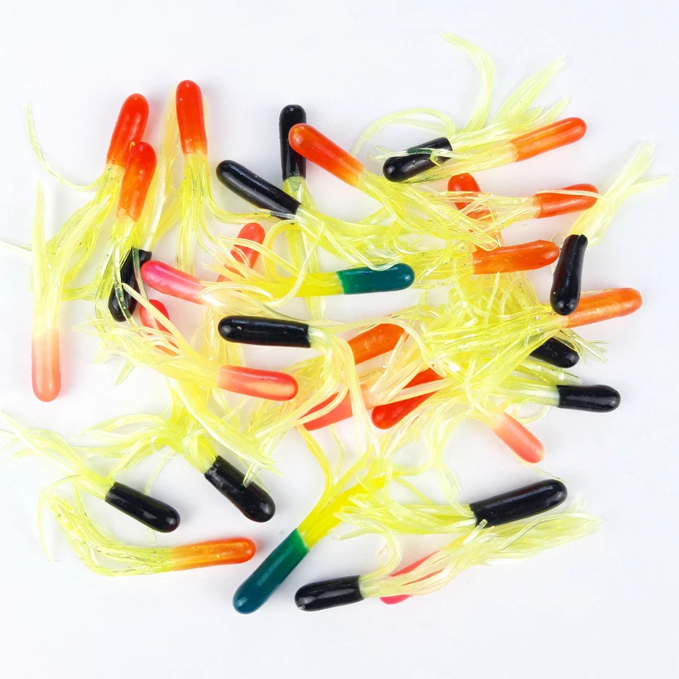 25/50er Set Gummi Soft Octopusse 5cm Beifänger Naturköder Montage Oktopus - Bild 1 von 1