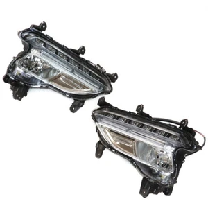 Left & Right Side Front LED Fog Lights For 2017 2018 Hyundai Santa Fe Sport Pair - Bild 1 von 15