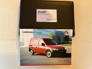 VAUXHALL COMBO OWNERS MANUAL WALLET HANDBOOK 2003-2010 - Picture 1 of 3