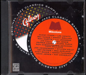 Divers - Milestone/Galaxy Original Jazz Classics Sampler (CD, Album, Comp, Sm