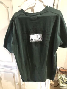 Vision Street Wear Skateboards Style Tee Shirt XXL Thick AWESOME Green - Picture 1 of 5
