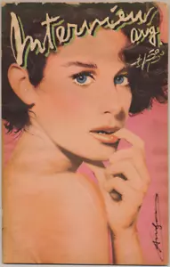 Rivista intervista firmata autografata Andy Warhol Debra Winger AMCo COA 24941 - Foto 1 di 2