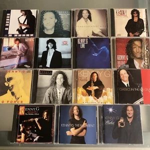 Kenny G 15 Mega CD LOT G Force Duotones In the Key Of G Gravity The Moment - Picture 1 of 22