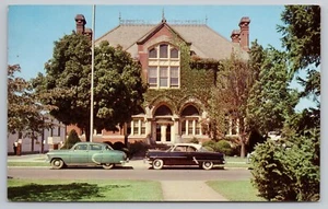 Dover DE Delaware City Hall 1953 Ford Crestline Victoria Chevy 210 Postcard - Picture 1 of 3