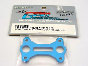 Vintage GPM Kyosho 1/8 Inferno MP7.5 7075 T6 BLUE Mid Center Transmission Brace - Picture 1 of 2