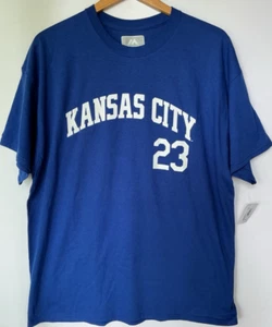 Kansas City Royals Herren T-Shirt blau XL kurzarm MLB Baseball Greinke #23 NEU - Bild 1 von 4