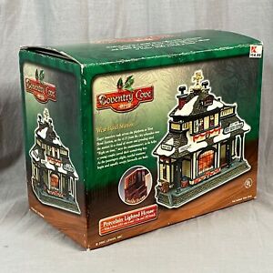 Coventry Cove West Bend Station Light-Up Porcelain House 2002 Lemax