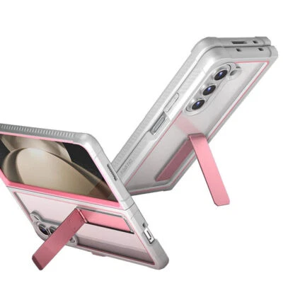 Poetic Guardian Case for Galaxy Z Fold 5 Kickstand Builtin-Screen Protector Pink - Image 1 of 4