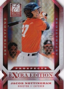 2013 Elite Extra Ed. Aspirations Prospects Die-Cut #162 JACOB NOTTINGHAM #49/200 - Picture 1 of 1