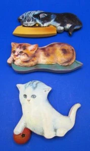 3er Set Katzen Kühlschrankmagnete - Bradford Exchange - Bild 1 von 7