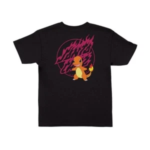 Santa Cruz x Pokémon ""Fuego tipo 1"" Charmander Camiseta Juvenil Talla Grande - Imagen 1 de 2