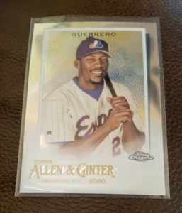 2020 Topps Chrome Allen Ginter #71 Vladimir Guerrero Base Card Montreal Expos - Picture 1 of 2