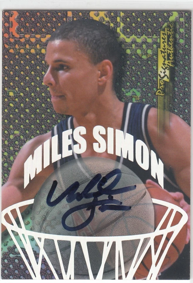 1998 Miles Simon Collector's Edge Signatures ROOKIE AUTO #23 - Arizona Wildcats - Image 1 of 1