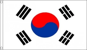 SOUTH KOREA FLAG 5' x 3' Korean Asia Asian Karate Tae Kwon Do - Picture 1 of 1