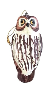 Fisher Wildlife Owl 1990 Ruth Collins Ornamento Búho Decrotivo Maravilloso. T2 - Imagen 1 de 2