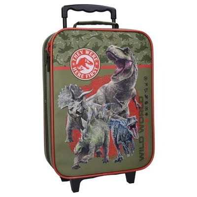 Jurassic World Trolley Koffer 12 L Kinderkoffer Trolly Kindertrolley Dinosaurier - Bild 1 von 4