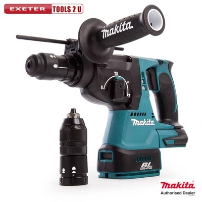 Makita DHR243Z 18V LXT 3 Mode SDS Rotary Hammer Drill with QC Chuck Body Only - Image 1 of 4