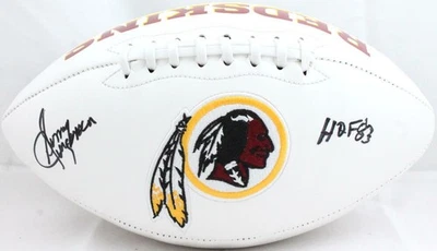 Sonny Jurgensen Autografiado Pieles Rojas Logo Fútbol con HOF-Beckett con Holograma Foto 1 de 4