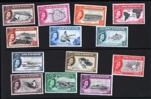 ASCENSION. 1950 PICTORIALS COMPLETE SET (13).MOUNTED MINT SG 57-69. - Picture 1 of 2