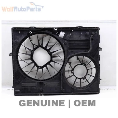2004-2010 VW TOUAREG - Radiator Electric FAN Housing / COWL 7L0121203J - Image 1 of 4