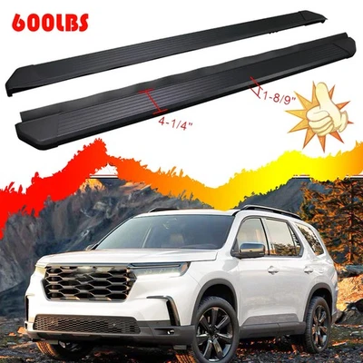 Escalones laterales de 600 lb para estriberas Honda Pilot 2023-2026 pedales barras laterales 2 piezas Foto 1 de 4