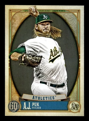 2021 Topps Gypsy Queen  A.J. Puk #183  Oakland Athletics  Baseball Card - Image 1 of 2
