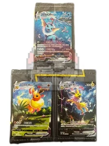 Pokemon 2024 TCG Chinese Jolteon Flareon Vaporeon Vmax CSHC-003 006 009 - Sealed - Picture 1 of 11