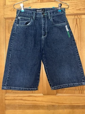 Ecko Unlimited Niños Jean Pantalones Cortos Diseñador Bolsillo Trasero Azul Talla 14 Foto 1 de 4