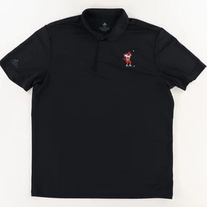 Adidas Louisville Cardinals Polo da Golf Nera Uomo XL - Foto 1 di 7
