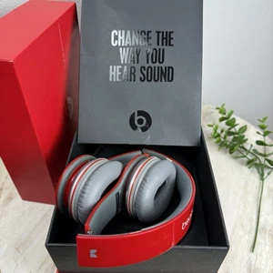 Monster Beats Solo By Dr Dre Ltd Ed Headphones-Red - Picture 1 of 11