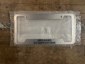 Jeep Grand Cherokee Chrome Metal License Frame Brand New (Sealed) - Picture 1 of 2