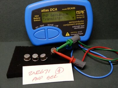 Amperex 2N2671 PNP Germanium Transistors Short Leads Qty 4 Foto 1 de 2