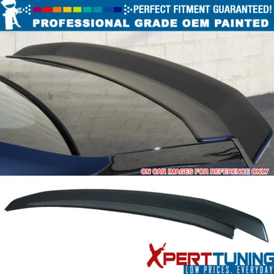 Fits 10-14 Ford Mustang Trunk Spoiler Painted Sterling Gray Metallic #UJ ABS - Image 1 of 4