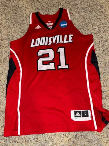Louisville Cardinals adidas Women's Basketball Jersey #21 Smith Red Used Lrg Cover