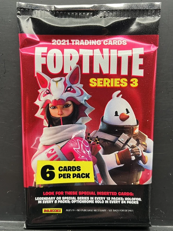 2x Panini Fortnite Series 3 Trading Card Pack LOT 6 Cards Per Factory