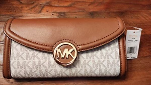 Michael Kors Fulton Geldbörse mit großer Klappe Vanille - Bild 1 von 1