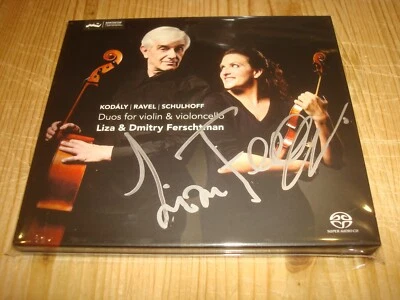LIZA FERSCHTMAN Kodaly Ravel Schulhoff Duos CHALLENGE SACD Signed Signiert - Bild 1 von 2