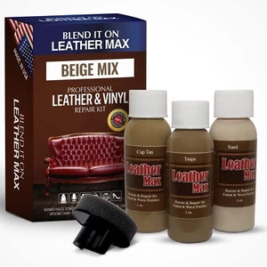 Sponsored Ad - Leather Max Beige Mix - Vinyl and Leather Repair Kit - Restore... - Picture 1 of 8