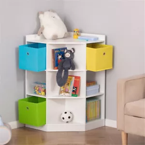 Toy Storage Cabinet with 3 Cloth Drawers - Picture 1 of 7