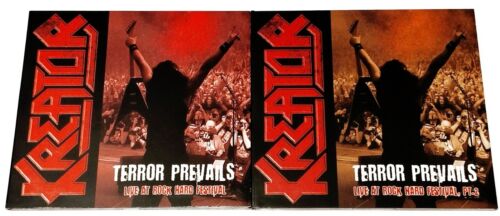 Kreator 2 Live CD Terror Prevails Pt.1 & Pt.2 Rare! Exclusive For Rock Hard Mag.