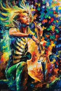 RHAPSODY - PÓSTER ARTÍSTICO AFREMOV - 24x36 - 11665 - Imagen 1 de 1