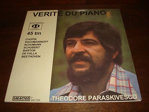 THEODORE PARASKIVESCO Verite du Piano Audiophile SARASTRO 45 RPM LP SAR 7702 NEW - Picture 1 of 1