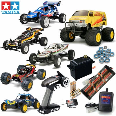 TAMIYA RC Car/Buggy Kit RTR Bundle Deals Everything Included! Choose Your Car