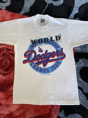 Vintage Official Los Angeles Dodgers 1988 World Series Champs T Shirt Size M - Image 1 of 4