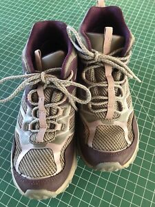 Kids Size 4 “Merrell” Moab MID Waterproof Shoes Sneakers Purple Women's 5.5 Used