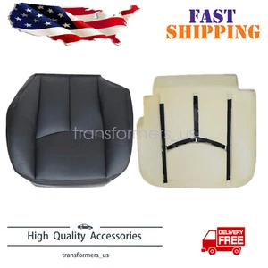 Cubierta de asiento inferior del conductor para Chevy Silverado 2003-2006 con cojín de espuma negro - Imagen 1 de 21