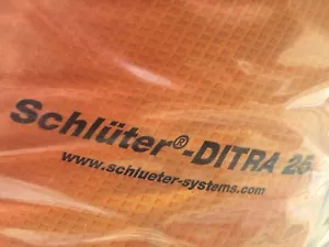 Schlüter Entkopplungsbahn Entkopplungsmatte Ditra Ditra25 Zuschnitt - Afbeelding 1 van 5