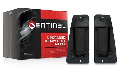 UPGRADED METAL LEVER Door Handle Rear Left & Right for Chevy GMC Extended Cab - Image 1 of 4