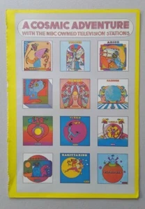 PETER MAX "A Cosmic Adventure" NBC TV (1971) *ORIG* Pop Art Poster Druck EX - Bild 1 von 11