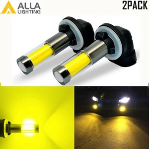 AllaLighting 3000K 881 LED Driving Fog Light Bulb Replacement Lamp Bright Yellow - Picture 1 of 12